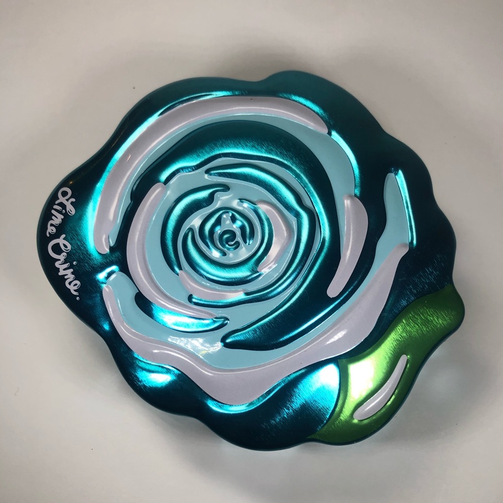 LIME CRIME Teal Tin Jewelry Box